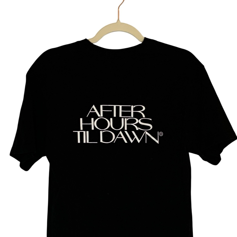 the weekend After Hours Til Dawn Tour 2022 Graphic Band Cotton Black T-Shirt - Picture 6 of 7